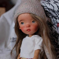 1/6 BJD Doll Movable Joint Resin Beautifully Handmade Gifts Tan Complexion Girl