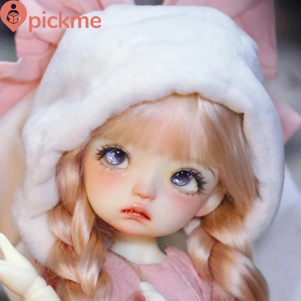 Articular Resin Nude 1/6 BJD Doll Unhappy Face Makeup Girl Birthday Gifts Toy