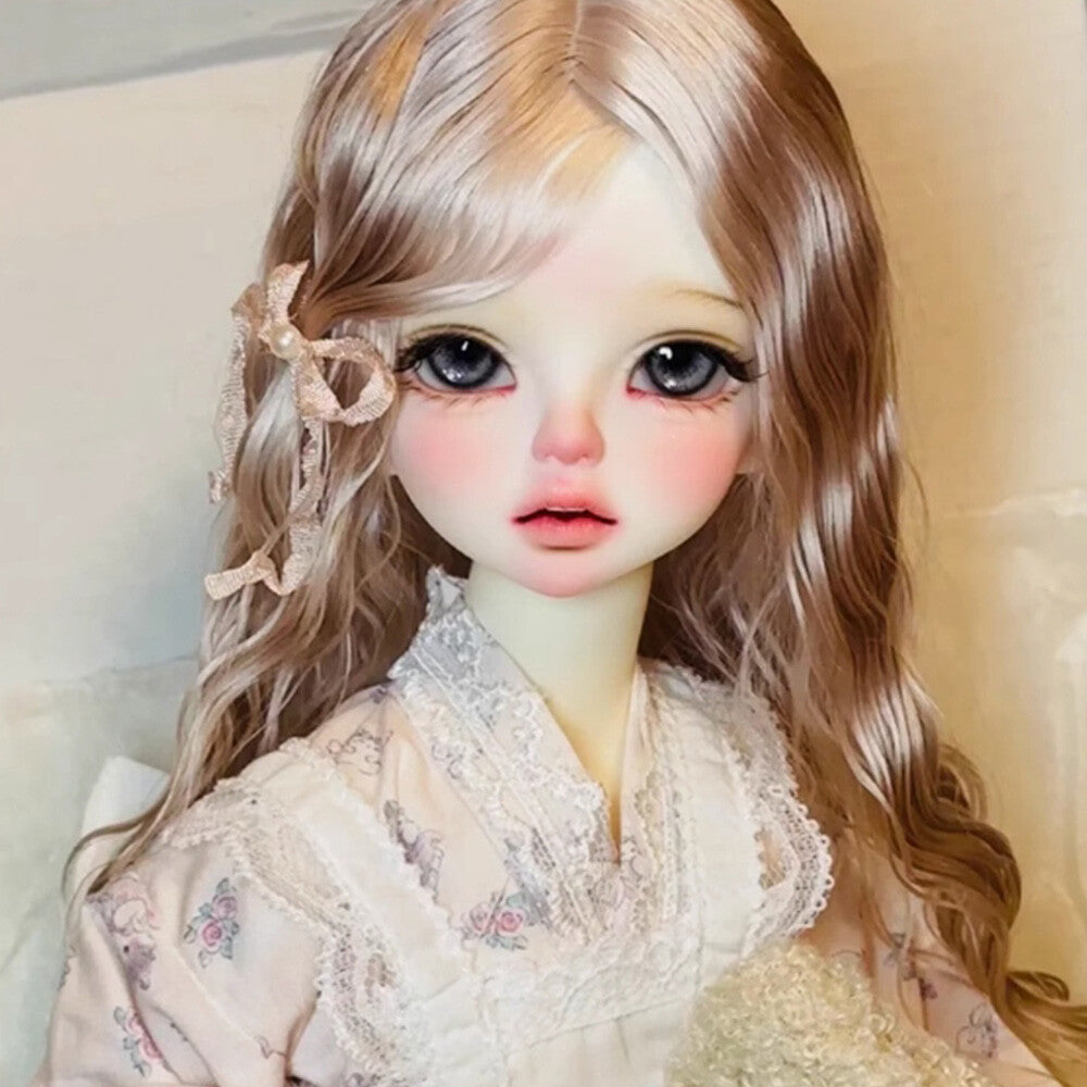 1/4 BJD Doll Delicate Facial Makeup Sweet Pure Girl Handmade Gifts Resin Joint