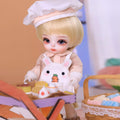 1/8 BJD Doll Ball Joint Doll Resin Cook Rubele Girl Bare Doll Handmade Gifts Toy