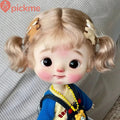 SD Ball-Jointed Resin 1/8 BJD Doll Naked Body Girl with Big Head Cute Eyes Gifts
