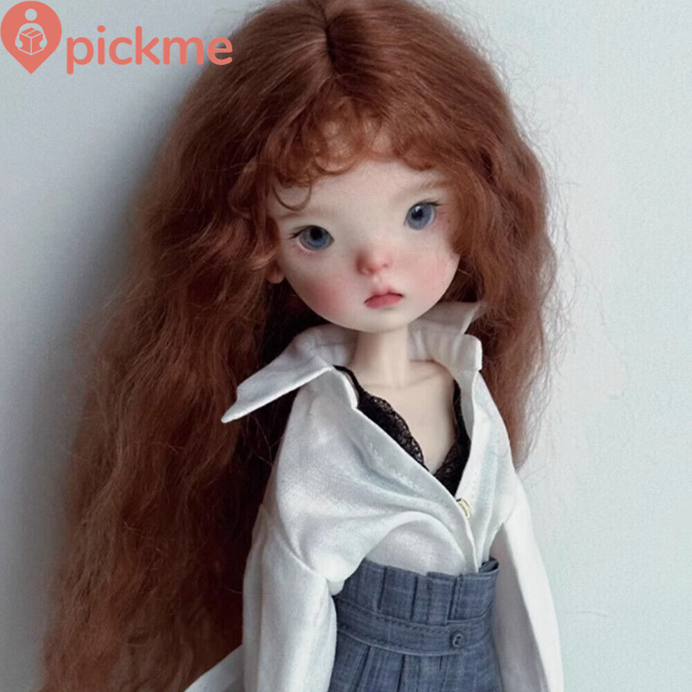 BJD 1/6 Silly Doll SD Resin Joint Face Makeup Eyes Sweet Girl Bare Doll Handmade