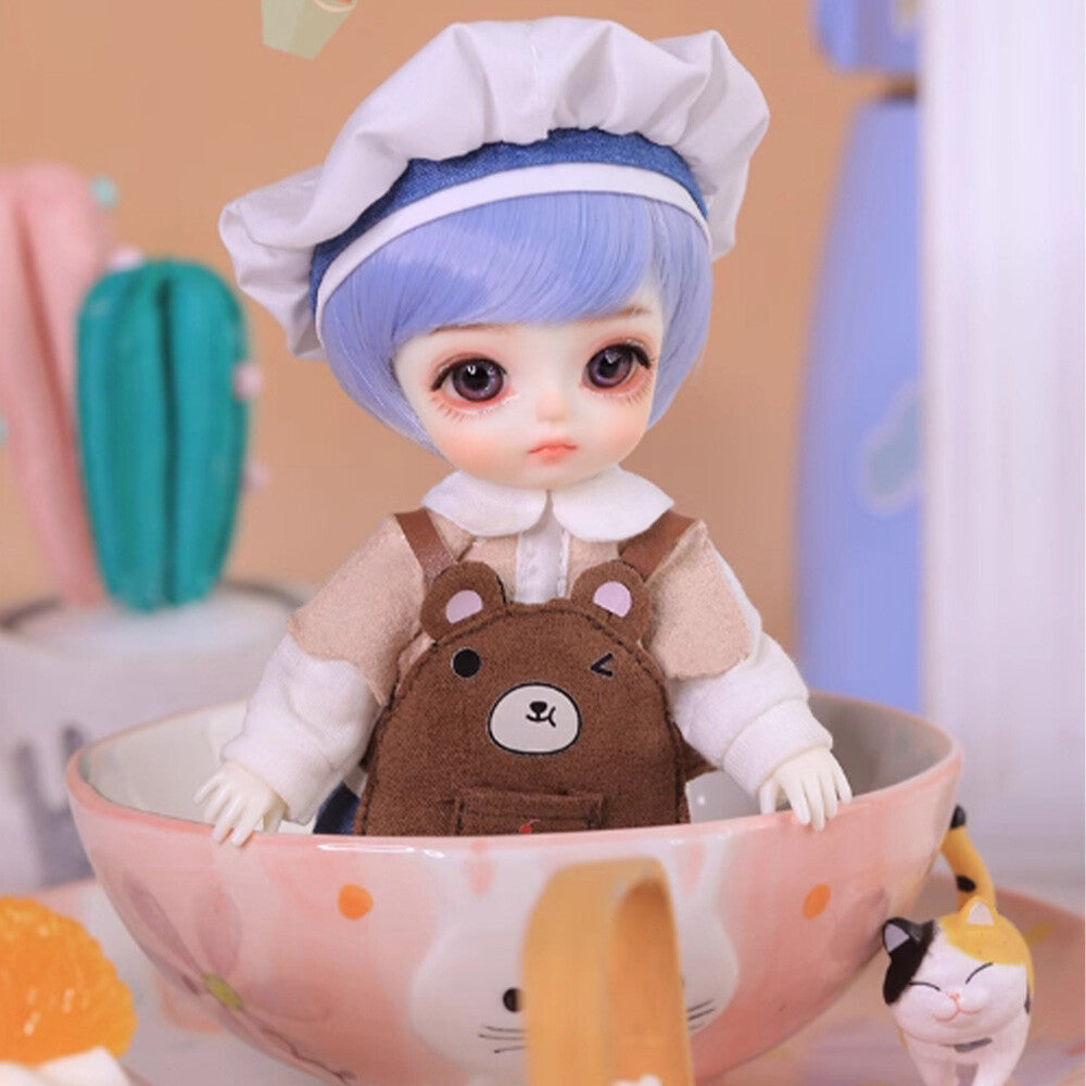 1/8 BJD Doll Ball Joint Doll Resin Cook Rubele Girl Bare Doll Handmade Gifts Toy