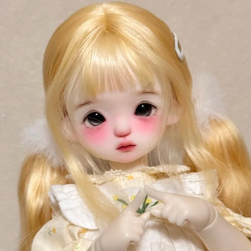 1/6 BJD Doll Girl Bare Doll Handmade Resin Jointed Eyes Face Makeup Figure Toys-