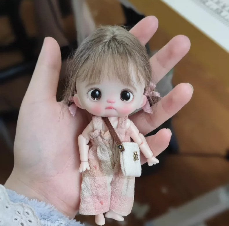 for blythe 1/6 BJD doll ob24 22 BJD Camisole Skirt Floral Plaids Suspender Dress