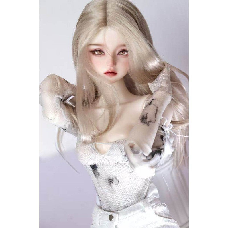 Resin 1/3 BJD Doll Joints Bare Doll Exquisite Girl Big Eyes Face Makeup DIY Gift