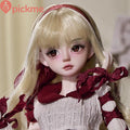1/4 BJD Doll Ball Joint Doll Contrasting Vintage Girl Bare Doll Handmade Gifts