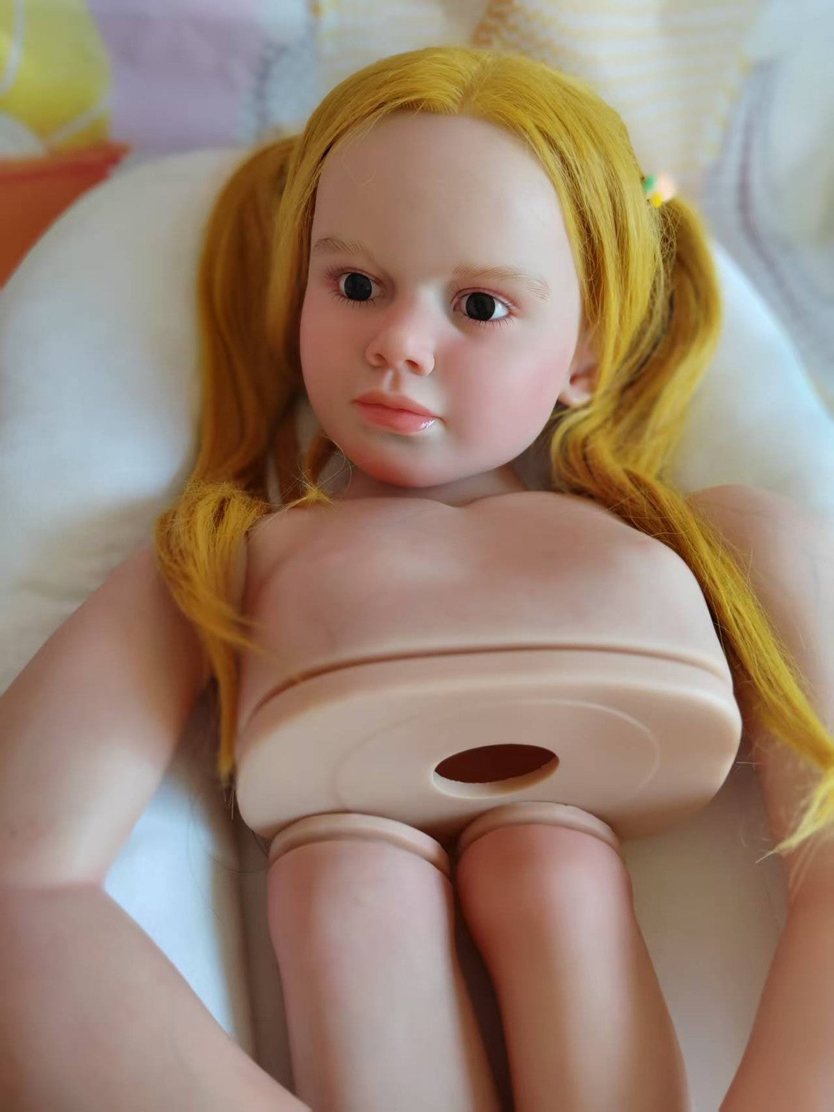 Custom Made Artist Painted 40" Huge Size Reborn Doll Kit Gabriella Painted Toddler Girl Hand-Rooted Hair DIY Toy Gift