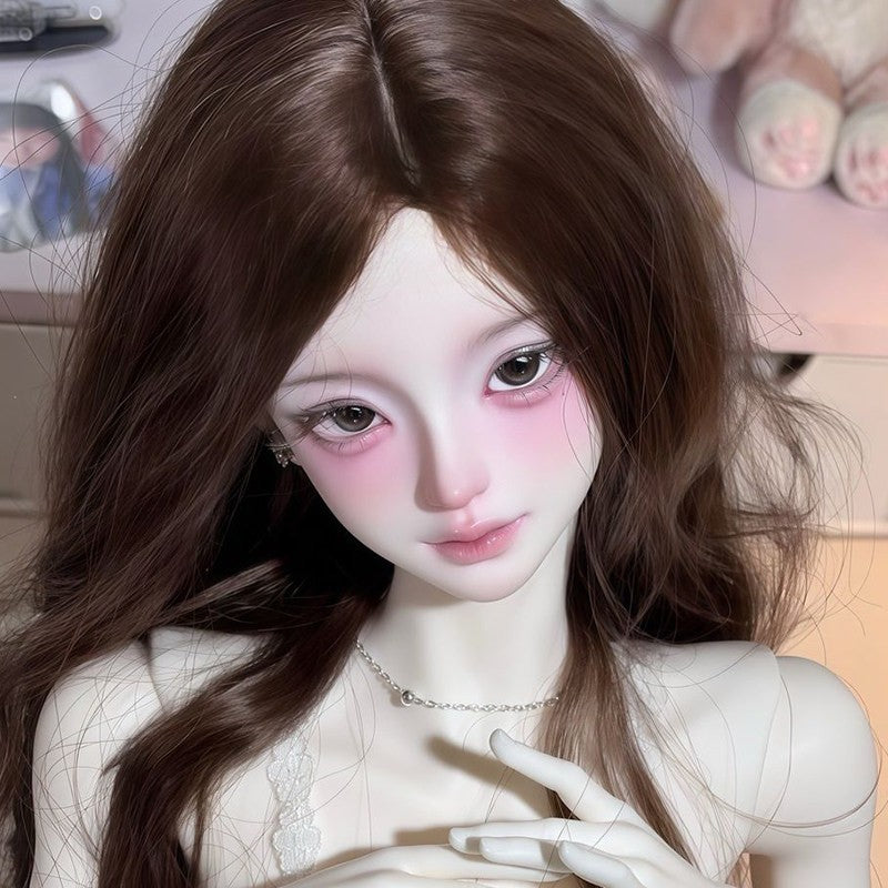 Hand-Drawn Face Makeup Eyes 1/3 Full set resin Bare Body BJD Doll Girl DIY Toy-
