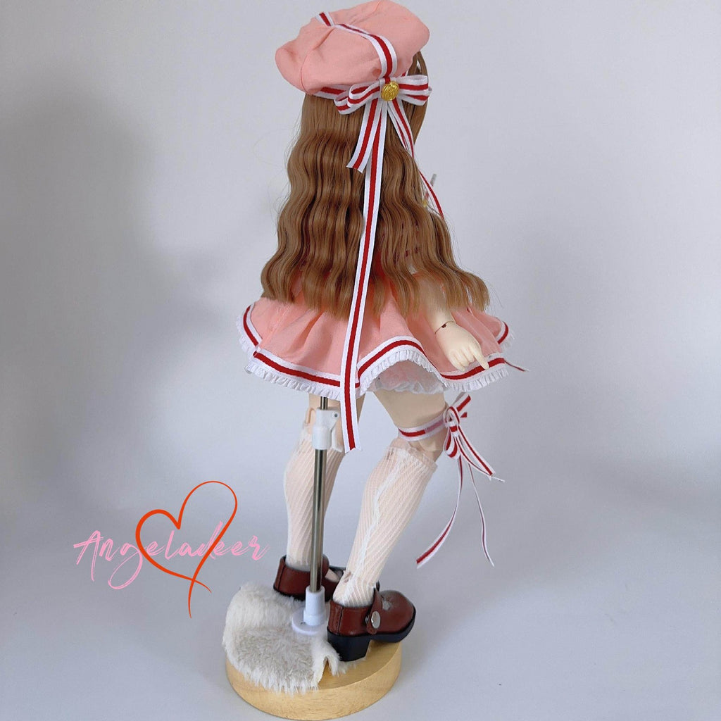1/4MSD BJD Doll Clothes Magic Girl Battle Dress 6 Pcs Full Set Cosplay Outfit-