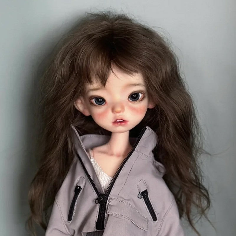 1/6 BJD Doll Resin SD Girl with Free Face Makeup Eyes Bare Body Birthday Gift-