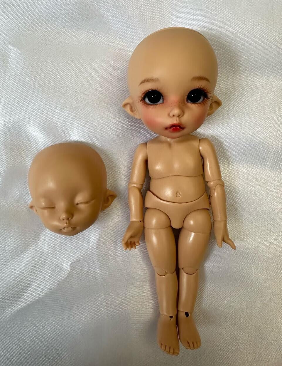 1/8 BJD Doll SD Girl FL Pukifee Ante Face Make UP+Free Eyes Light Tan Skin Gifts