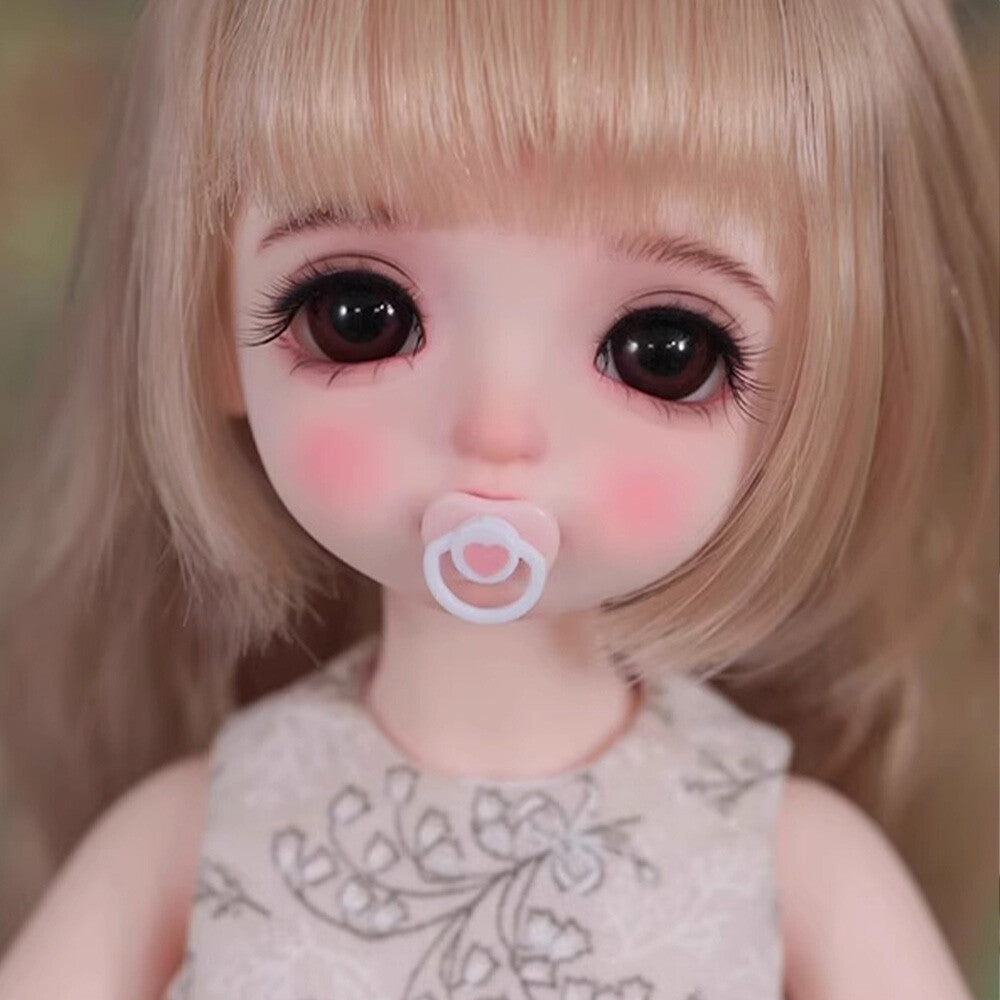 1/6 BJD Doll Ball Face Makeup Elvira Delicate Cute Girl Toy Joint Resin Gifts