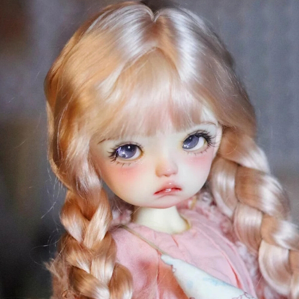 Articular Resin Nude 1/6 BJD Doll Unhappy Face Makeup Girl Birthday Gifts Toy