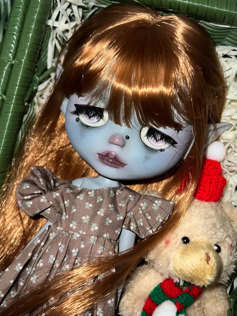 New Blythe Doll Custom With Outfits Wig Handmade Fantasy Girl 1/6 Dolls BJD Gift