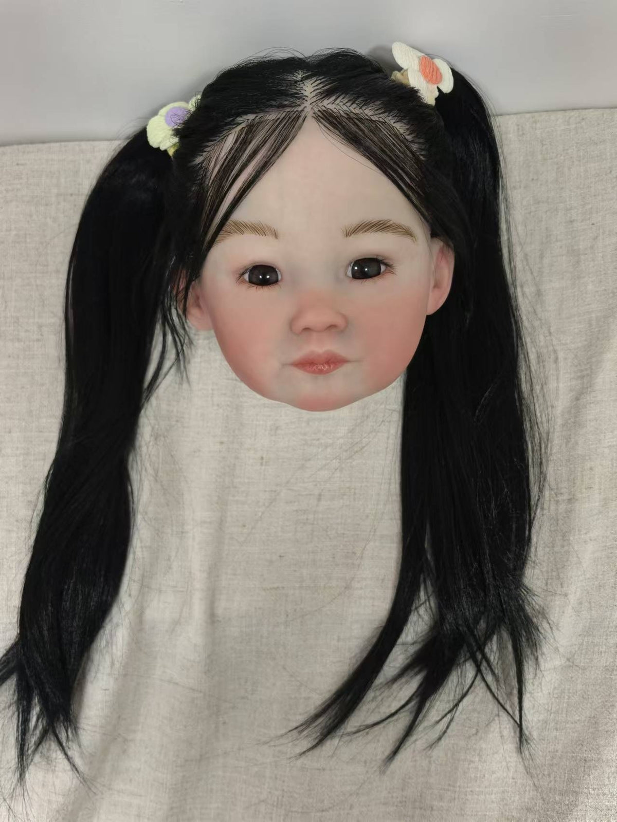 Cutsom Made Artist Genesis  Painted Reborn Baby Doll 30in Kit Rooted Hair Toddler Girl Vinyl Unassembled Toy