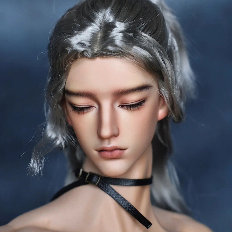 1/3 BJD Doll Opened Eyes Face Makeup Strong Muscle Man Resin Nude Body Gifts