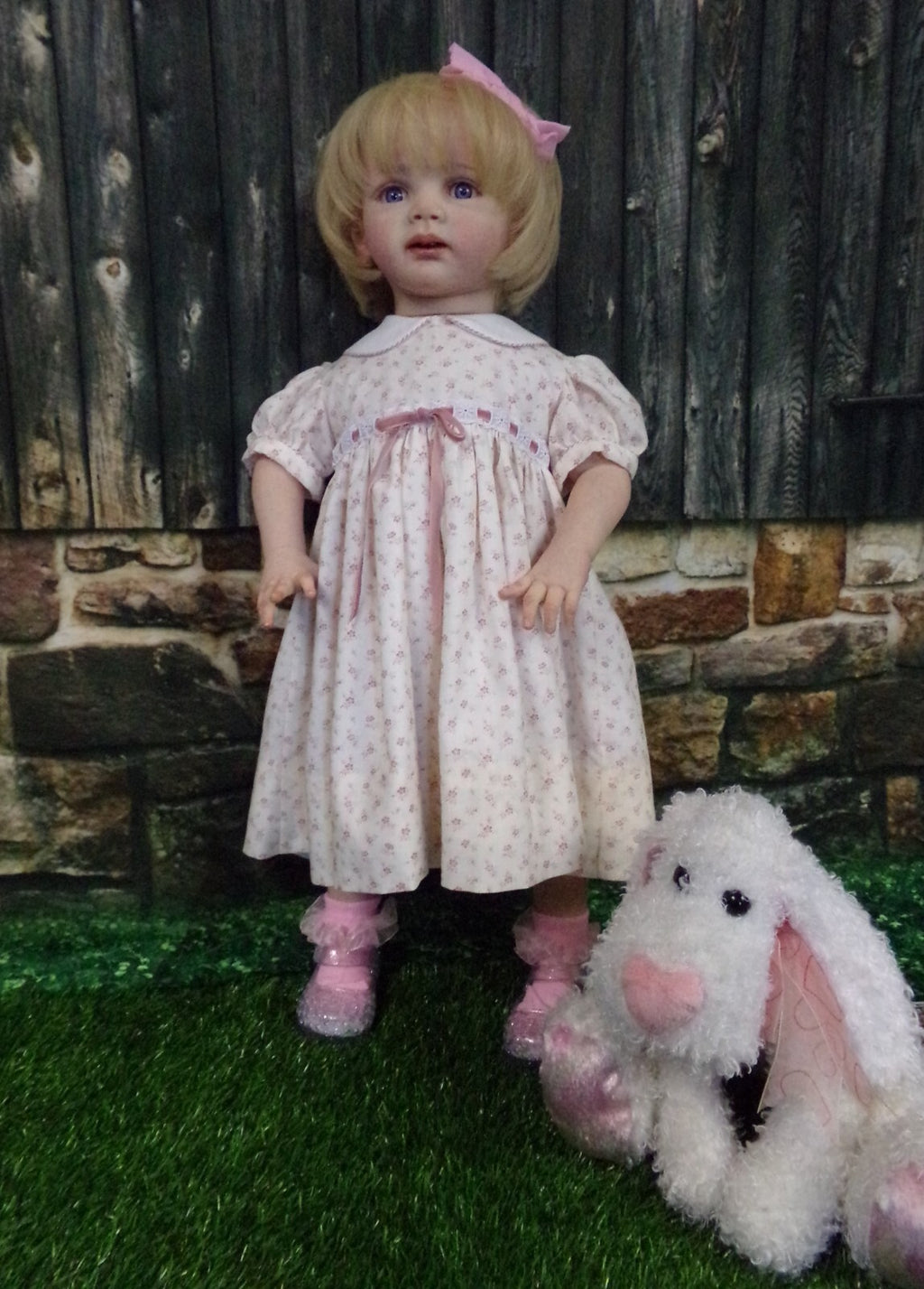 Custom Made Reborn Baby Fritzi Artist Genesis Painted Already Finished Doll With Hand-Rooted Hair