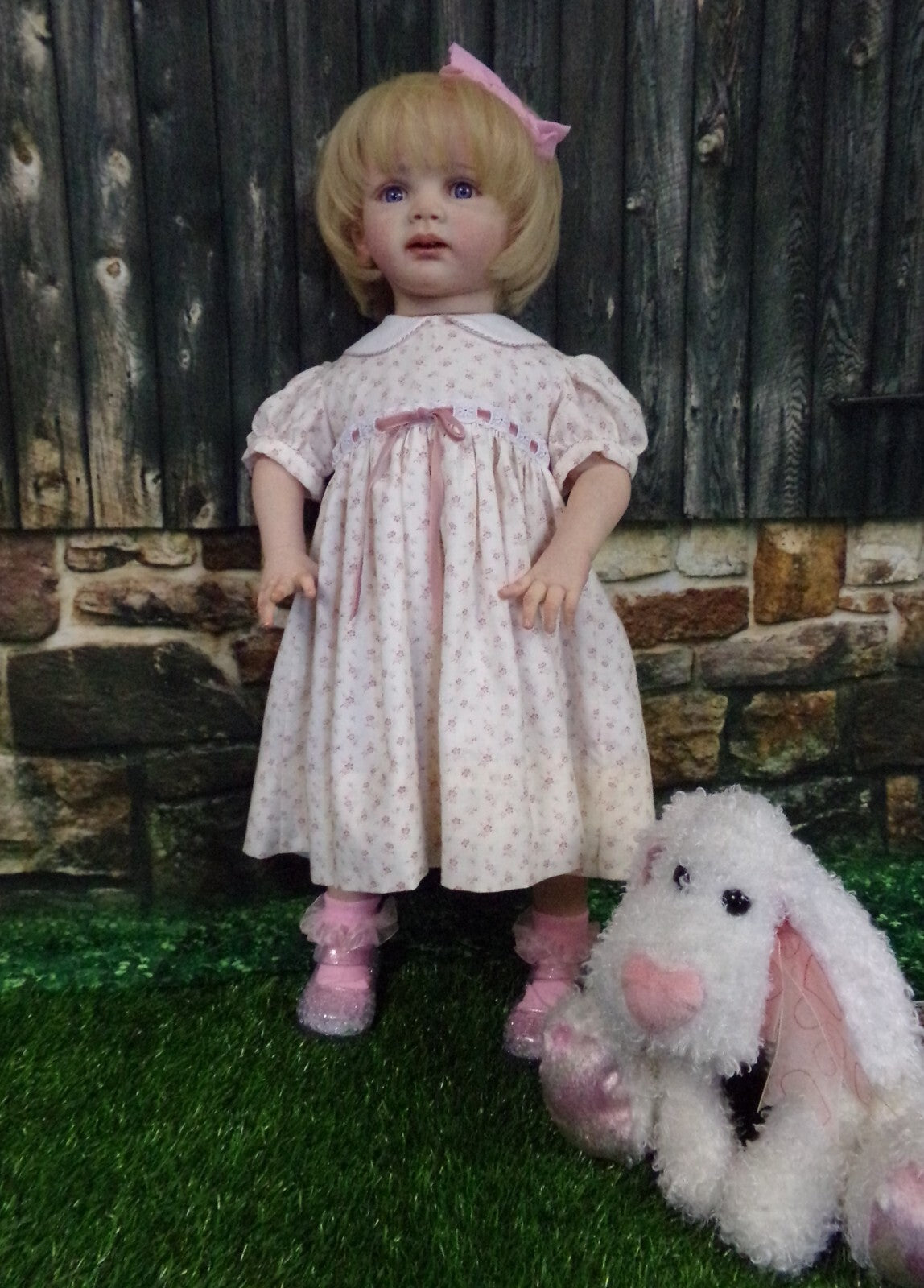 Custom Made Reborn Baby Fritzi Artist Genesis Painted Already Finished Doll With Hand-Rooted Hair