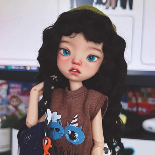 1/6 Handmade BJD Doll SD Resin Joint Bare Doll Lovely Girl Eyes Face Makeup Gift