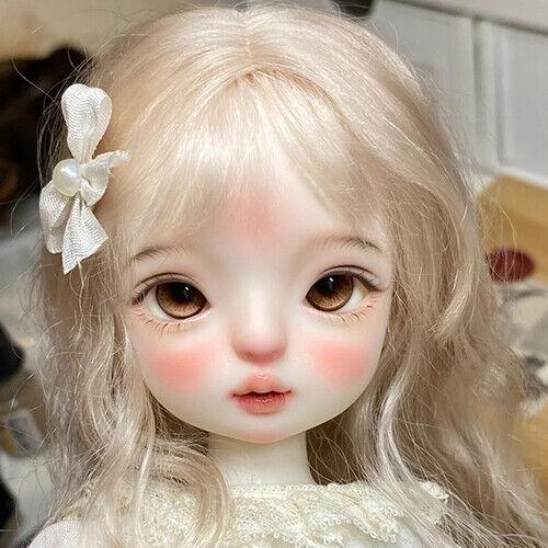 1/6 Handmade Face Makeup Resin Nude Body BJD Doll SD Lovely Girl Female Eyes Toy