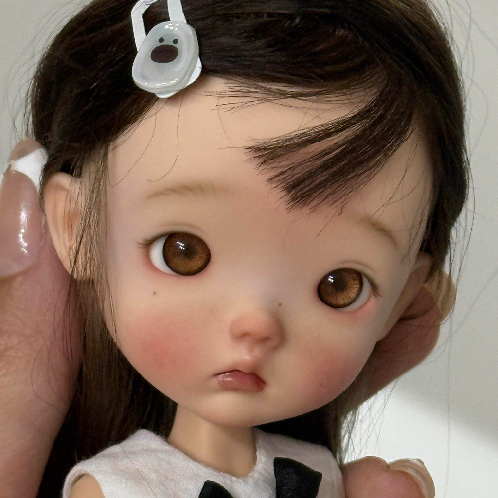 Handmade Girl BJD Bare Doll 1/6 Face Makeup Free Eyes Resin Ball Jointed Gifts