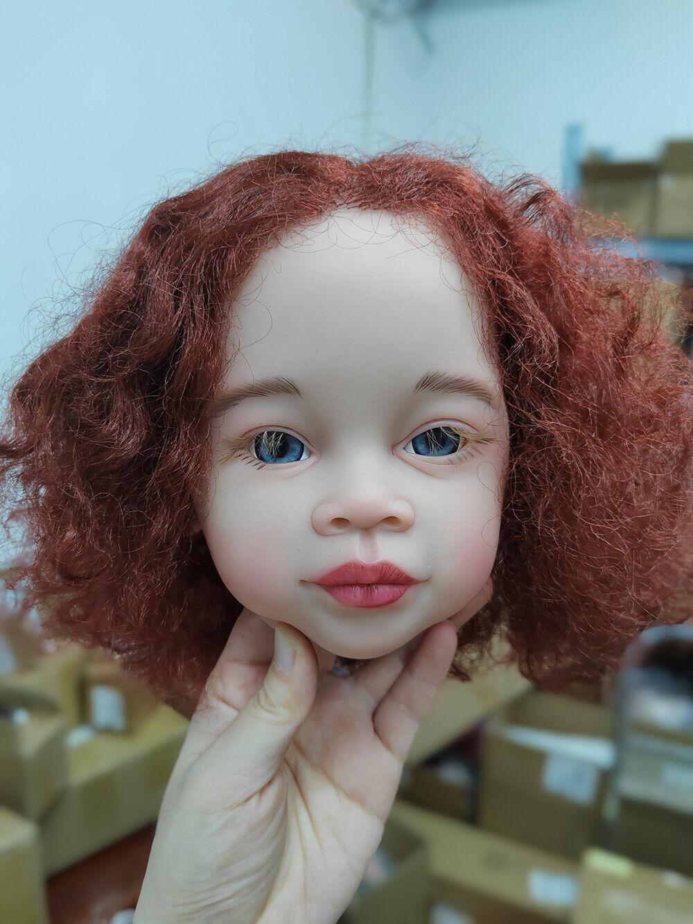 Custom Made 32in Unassembled Reborn Baby Doll Handmade Toddler Girl Kit with Soft Cloth Body