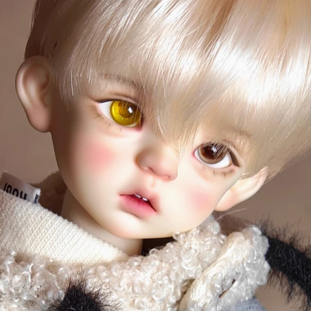 BJD Doll 1/6 SD Ball Joint Resin Cute Boy Heterochromia Birthday Gift Toy
