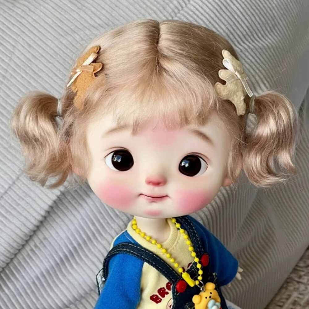 1/8 BJD Doll SD Ball-Jointed Resin Big Head Big Eyes Naked Girl Birthday Gifts-