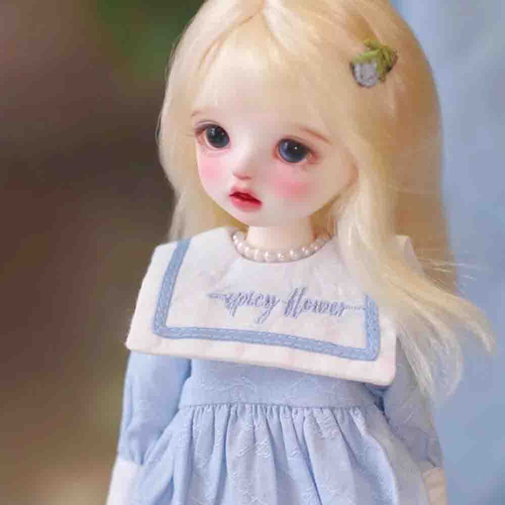 BJD 1/6 Doll SD Resin Joint Eyes Face Makeup Exquisite Baby Girl Doll Bare Doll