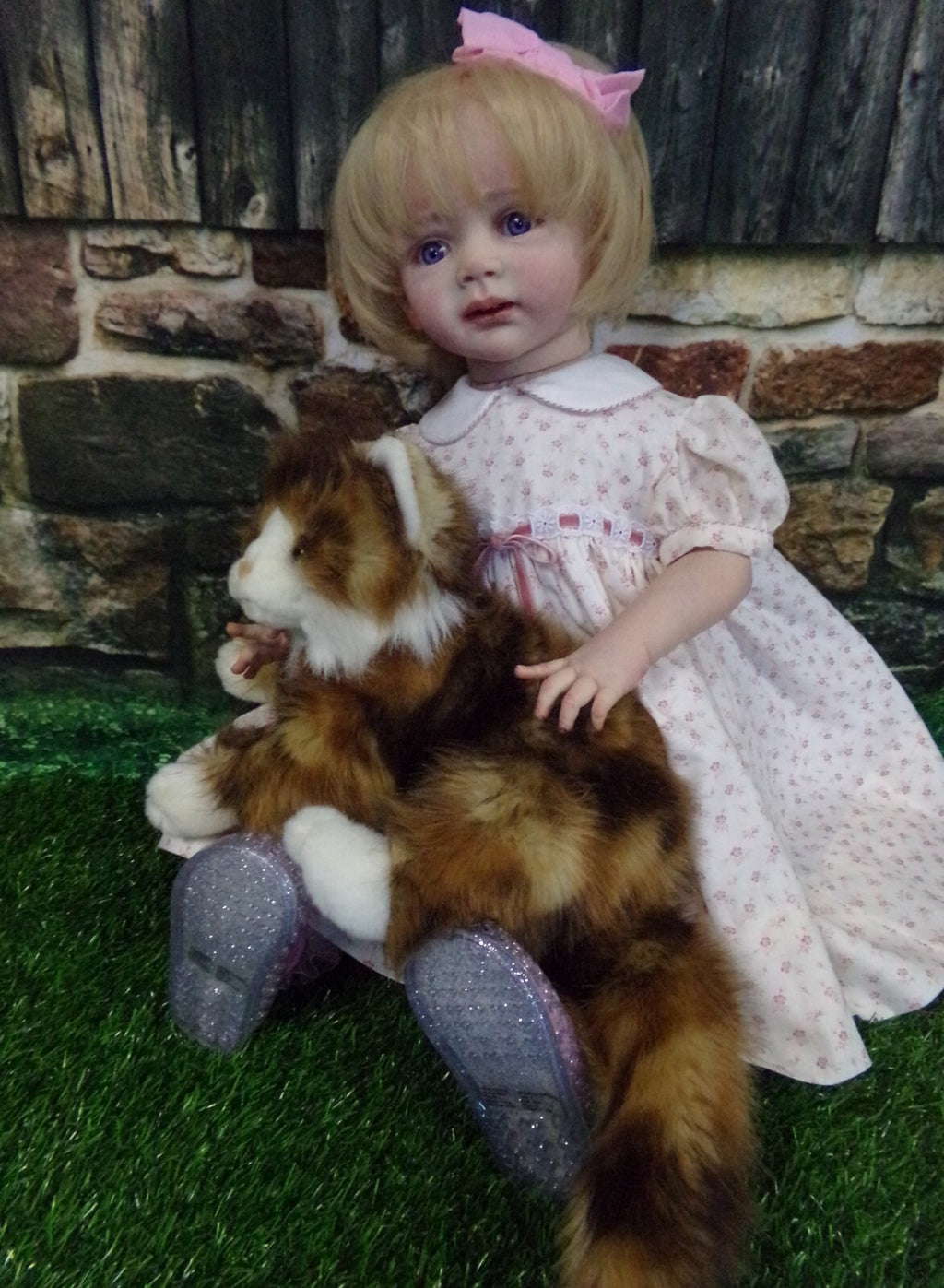 Custom Made Reborn Baby Fritzi Artist Genesis Painted Already Finished Doll With Hand-Rooted Hair