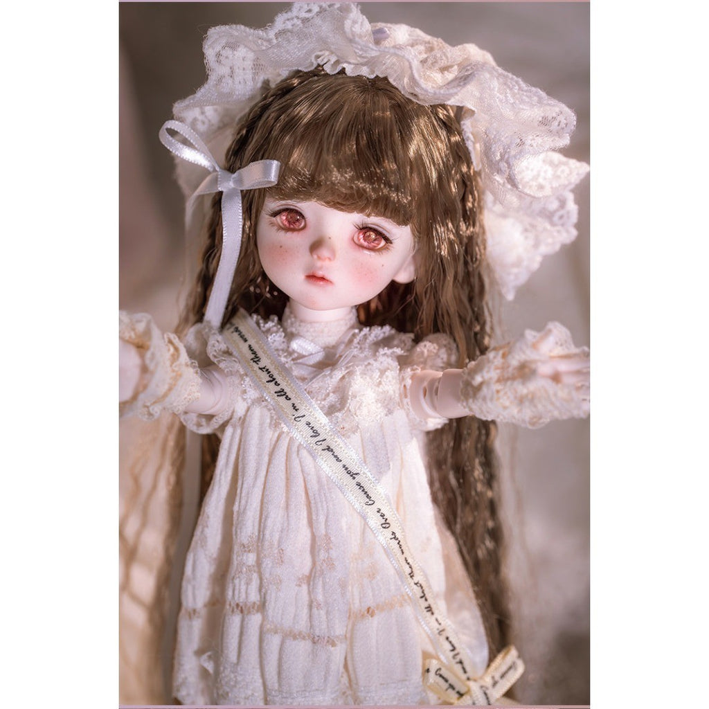 Full Set 1/6 BJD Doll Joint Resin Facial Makeup Bare Retro Cute Style Girl Gifts