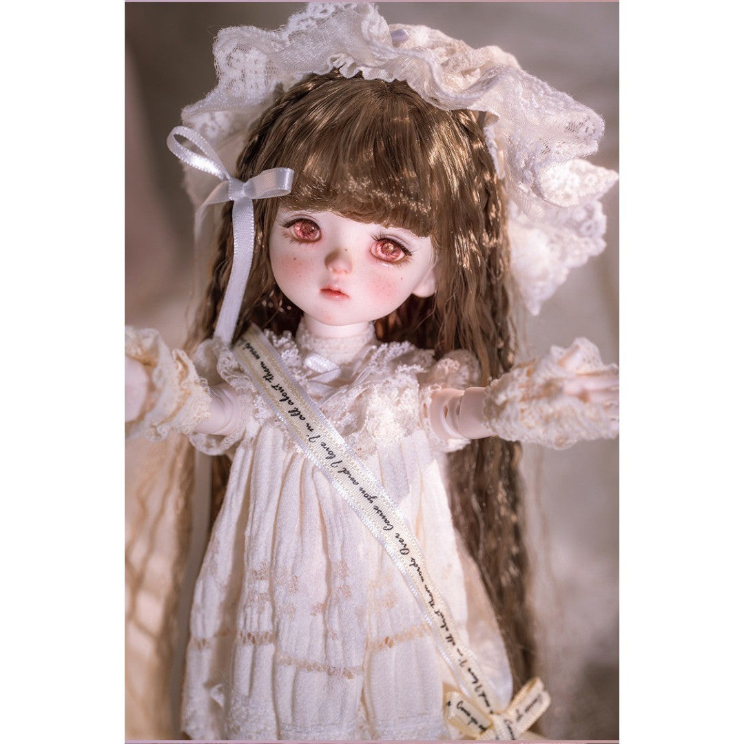 Full Set 1/6 BJD Doll Joint Resin Facial Makeup Bare Retro Cute Style Girl Gifts