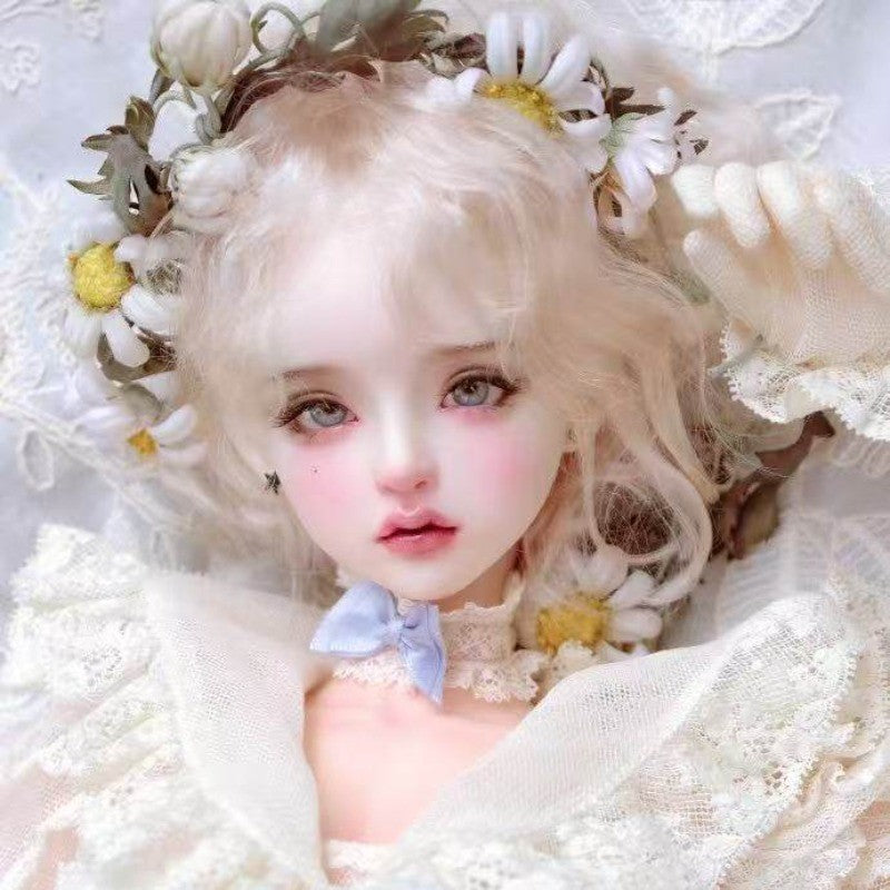 Rose Girl 1/3 BJD Doll Resin Bare Ball Jointed Doll + Eyes + Face Makeup GIFT