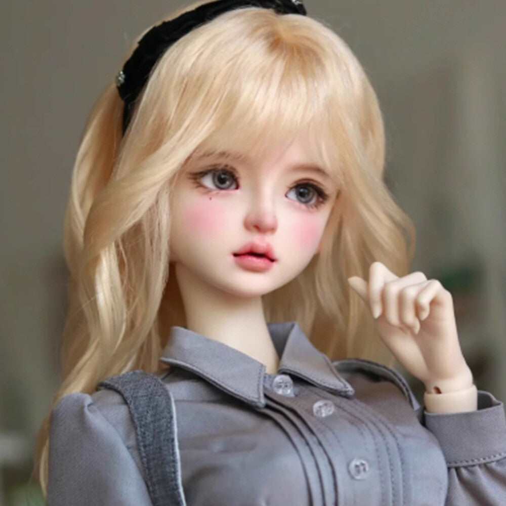 1/4 BJD Doll SD Resin Joint Eyes Face Makeup Elegance Girl Bare Doll Xmas Gift
