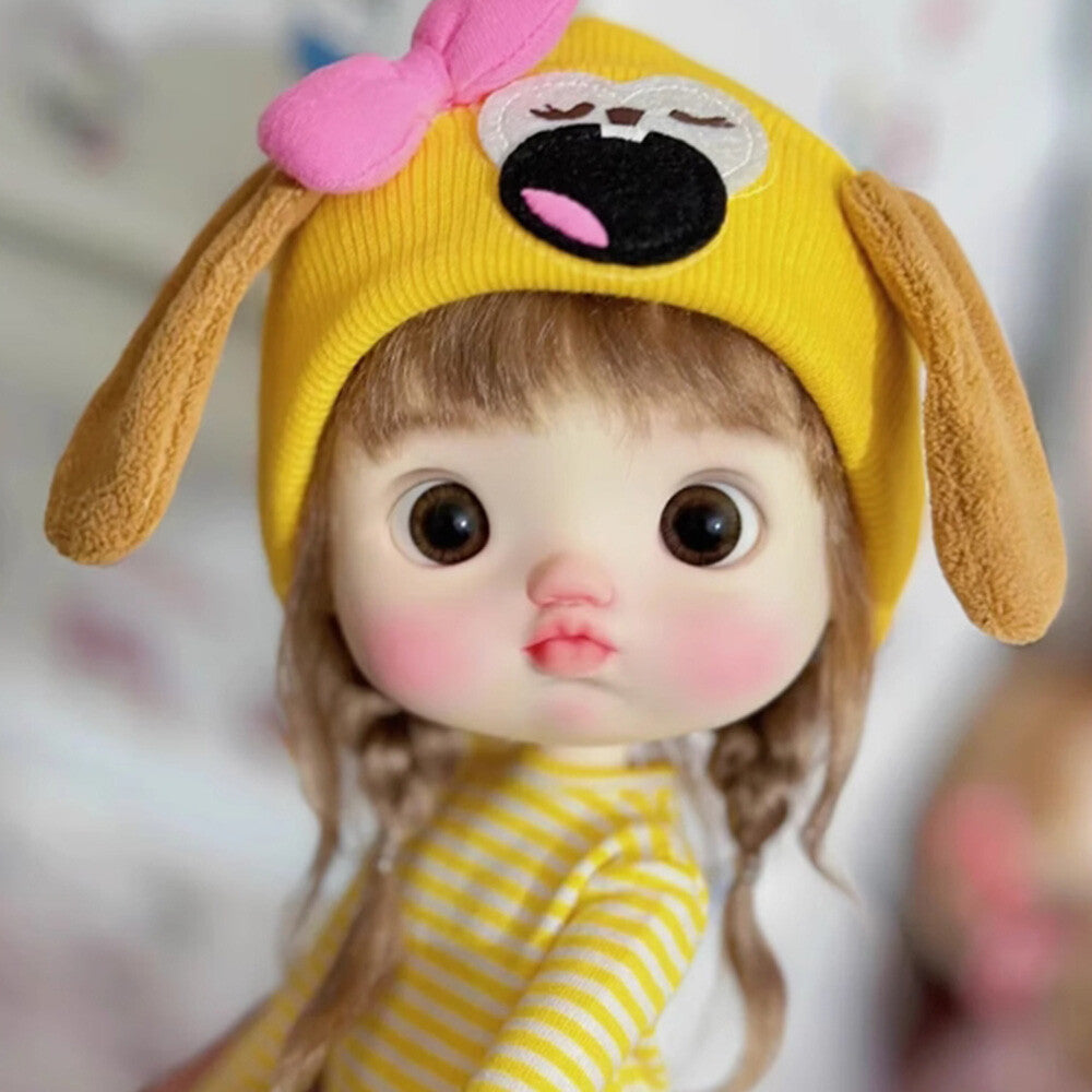 1/8 BJD Doll with Face Makeup Piglet Nose SD Resin Girl Exquisite Handmade Gift-