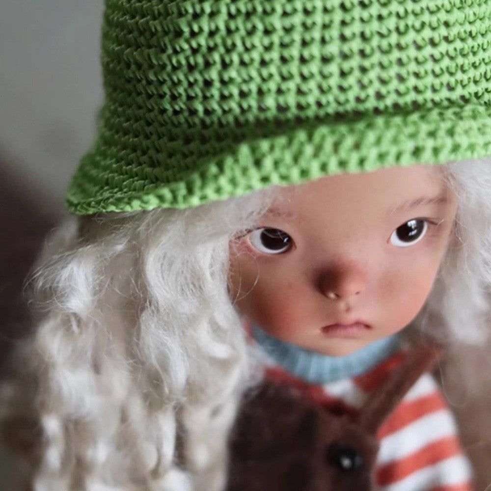 Bare Doll 1/6 BJD Doll SD Resin Jointed Eyes Face Makeup Landoudou Girl Toy Gift