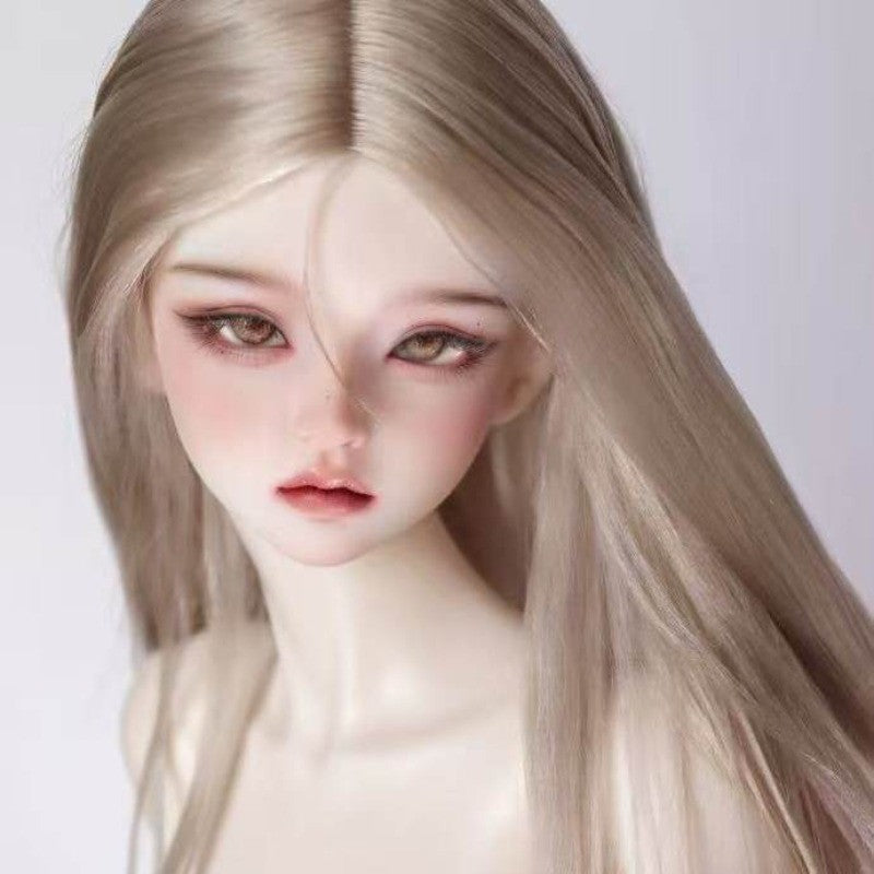 Resin 1/3 BJD Doll Joints Bare Doll Exquisite Girl Big Eyes Face Makeup DIY Gift