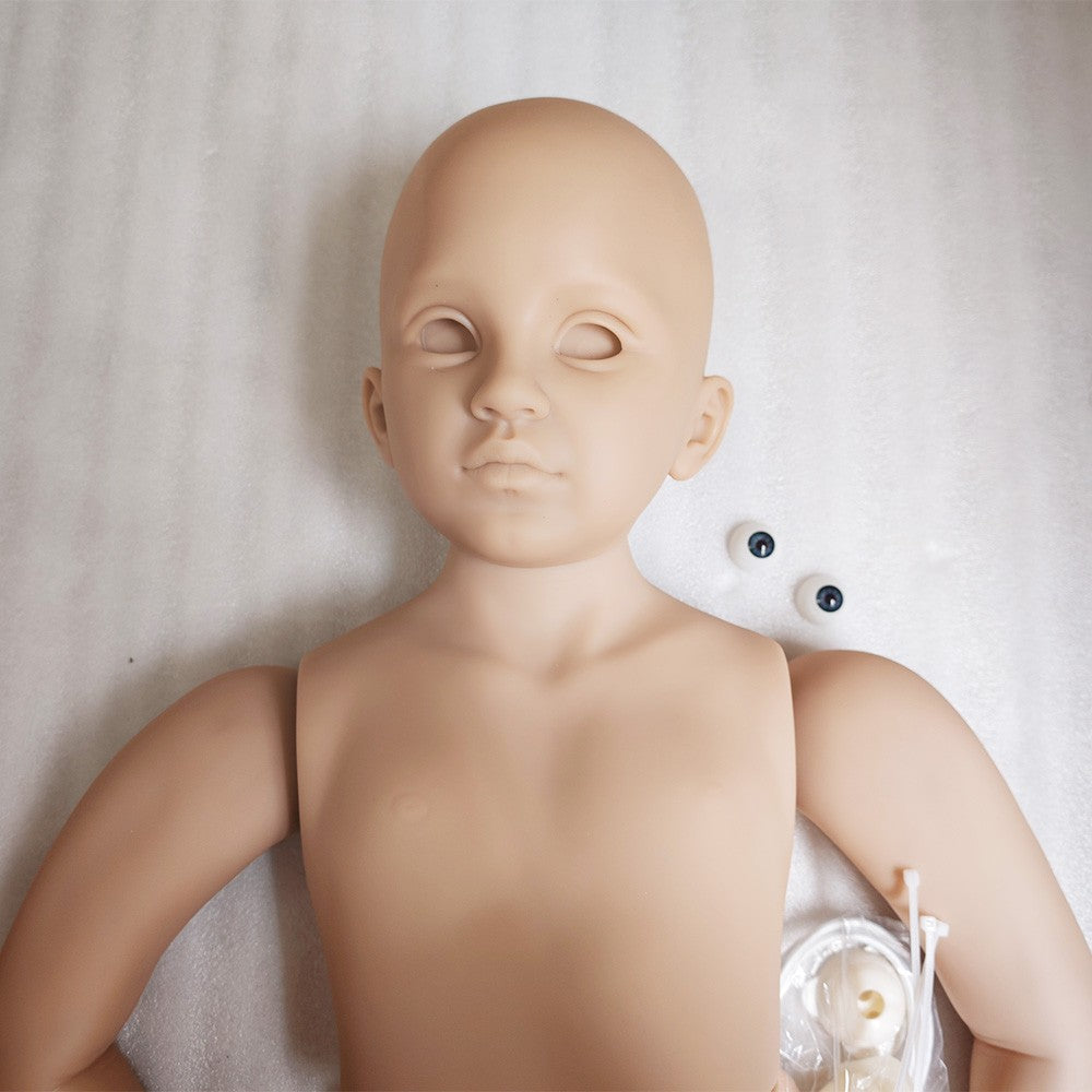46" Reborn Toddler Doll Kit –Shakirah Blank Vinyl Mold Unpainted Unassembled DIY Doll-