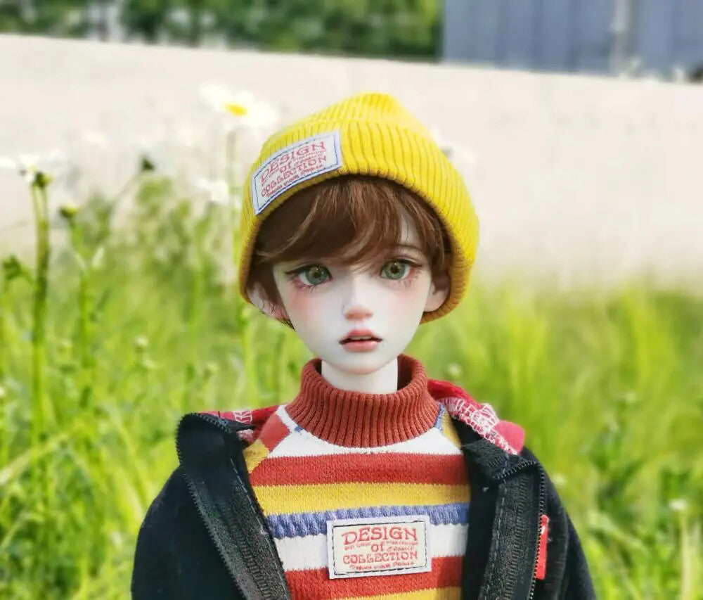 1/4 Bare Resin BJD Doll SD Boy Male Eyes FREE Faceup Resin Figures Toys DIY GIFT