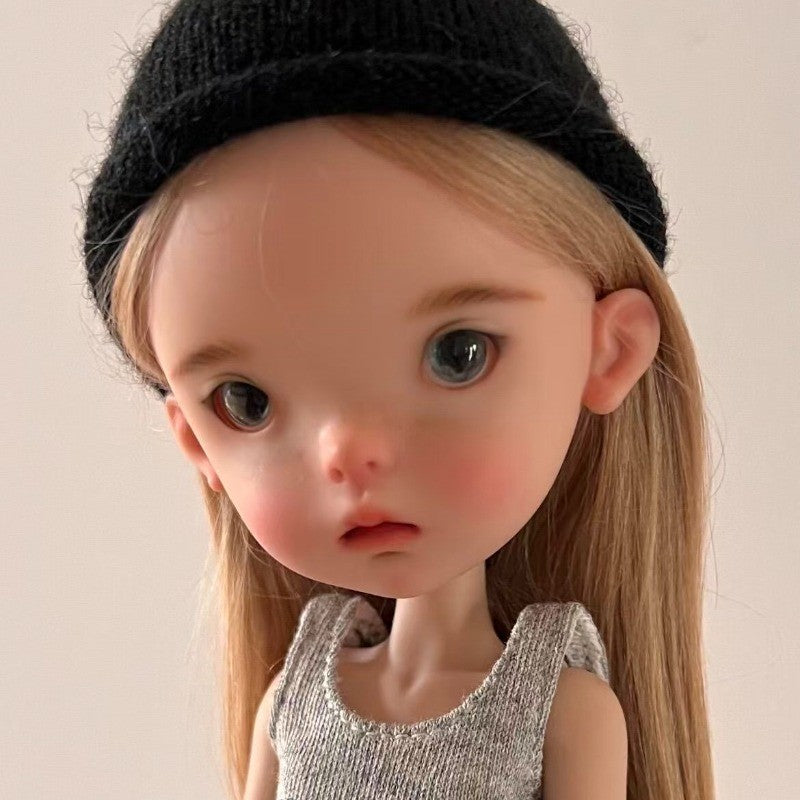 Landoudou 1/6 BJD Doll Girl Resin Jointed Body Head + Eyes + Face Makeup DIY Toy