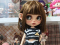 Blythe Doll 1/6 Tan Skin Custom With Clothes Wig Freckles BJD Doll Handmade Gift