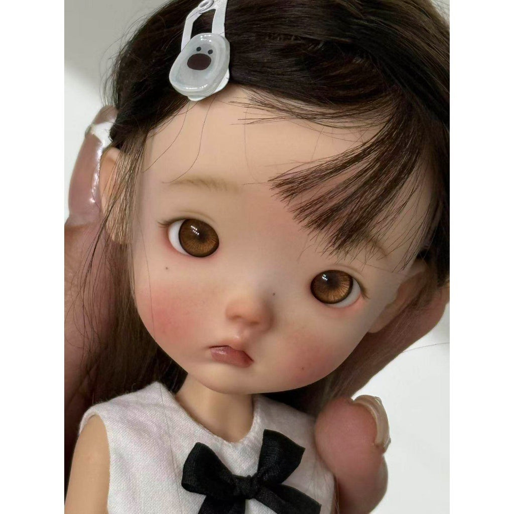 Handmade Girl BJD Bare Doll 1/6 Face Makeup Free Eyes Resin Ball Jointed Gifts