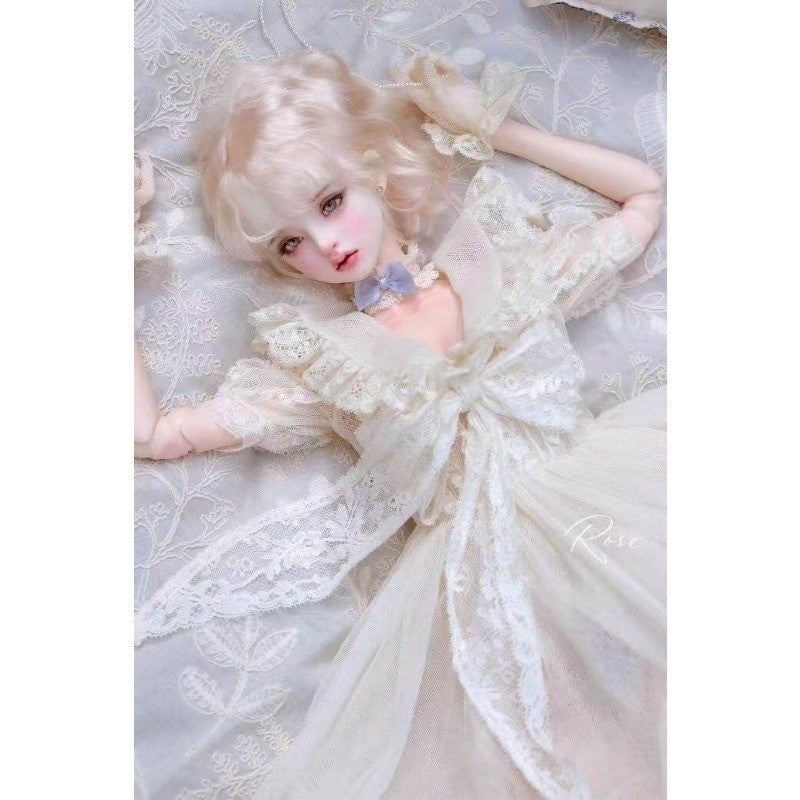 Rose Girl 1/3 BJD Doll Resin Bare Ball Jointed Doll + Eyes + Face Makeup GIFT