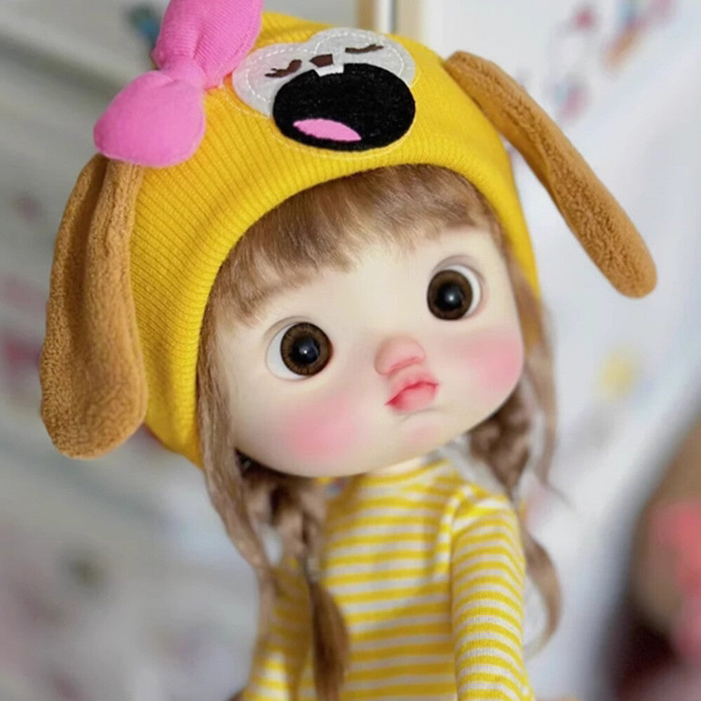 1/8 BJD Doll with Face Makeup Piglet Nose SD Resin Girl Exquisite Handmade Gift-