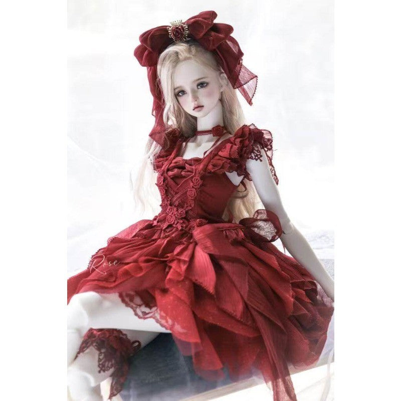Handmade Resin Ball Jointed 1/3 Nude BJD Doll Eyes Face Makeup Delicate Girl Toy