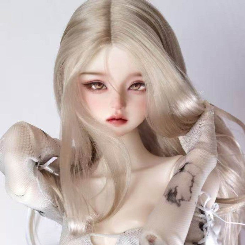 Resin 1/3 BJD Doll Joints Bare Doll Exquisite Girl Big Eyes Face Makeup DIY Gift