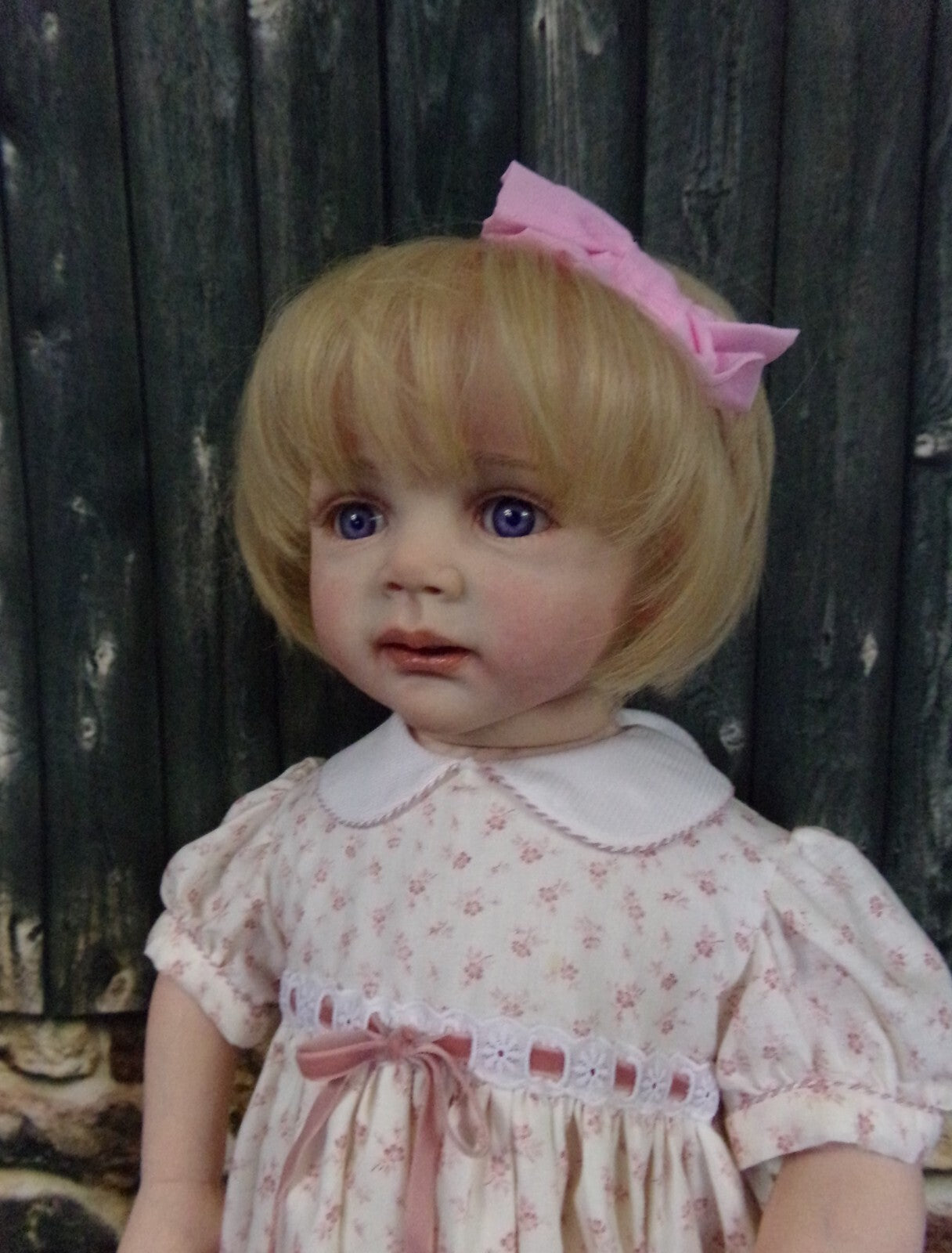 Custom Made Reborn Baby Fritzi Artist Genesis Painted Already Finished Doll With Hand-Rooted Hair