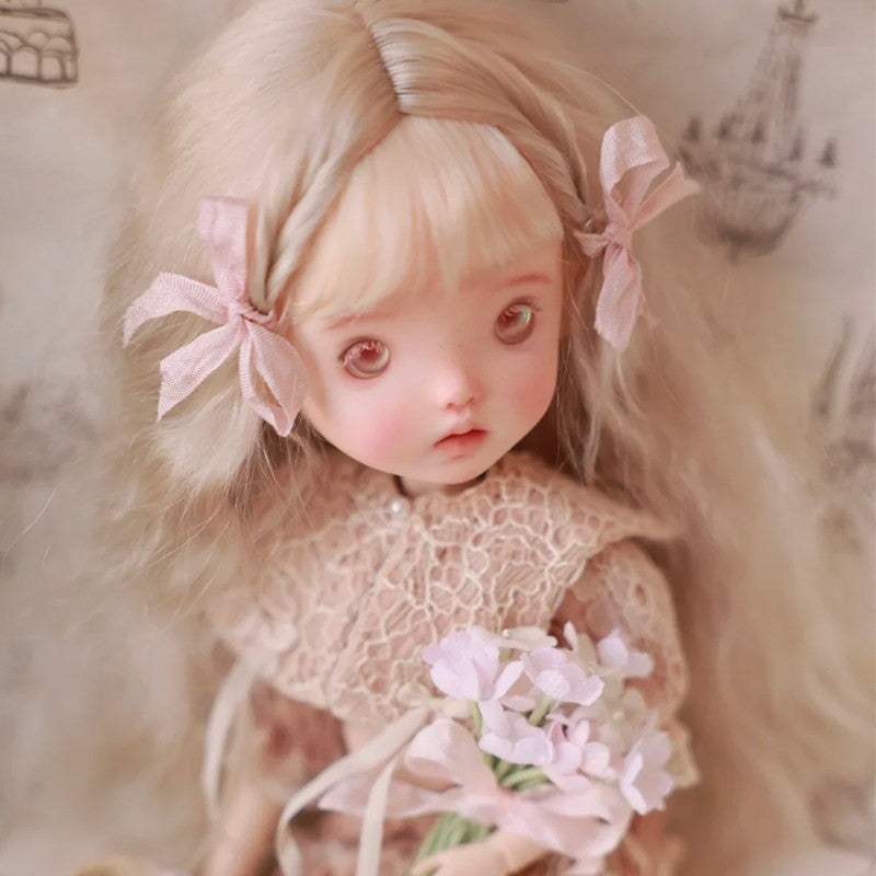 Handmade 1/6 BJD Doll Sweet Girl Nude Resin Free Eyes+Face up Figure Toy Gifts