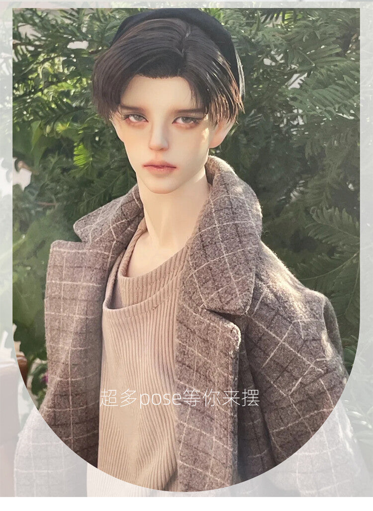 1/3 BJD Doll Strong Man Face Makeup Eyes Bare Body Flexible Joints Collect Gifts